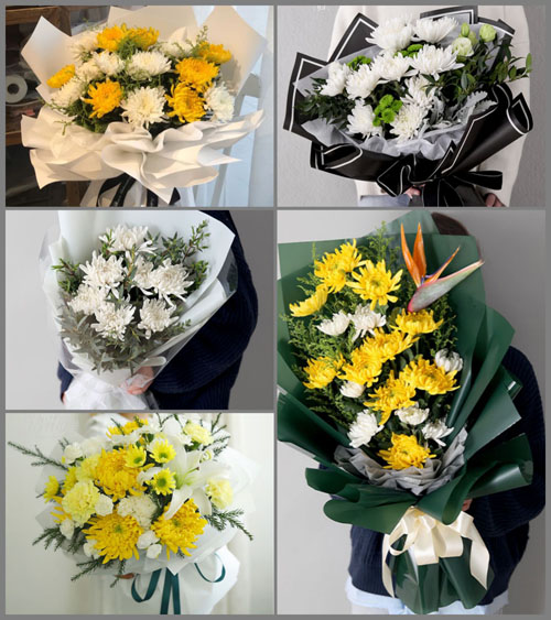 贵州黔东南州麻江县金竹街道仙坝村白事花束代送